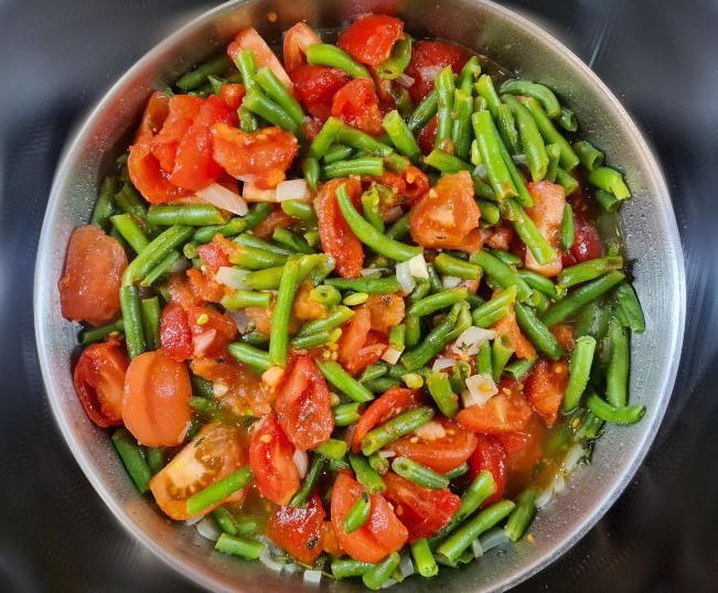Bohnen-Tomaten-Gemüse