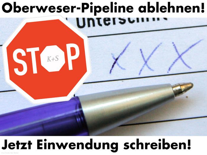 Jetzt Einwendung unterschreiben – Keine Oberweserpipeline!