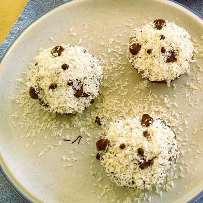 Foto von fertigen Happy Panda Muffins