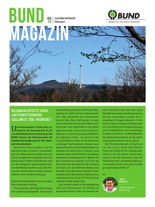 Hessenseiten im BUNDmagazin 2-2019