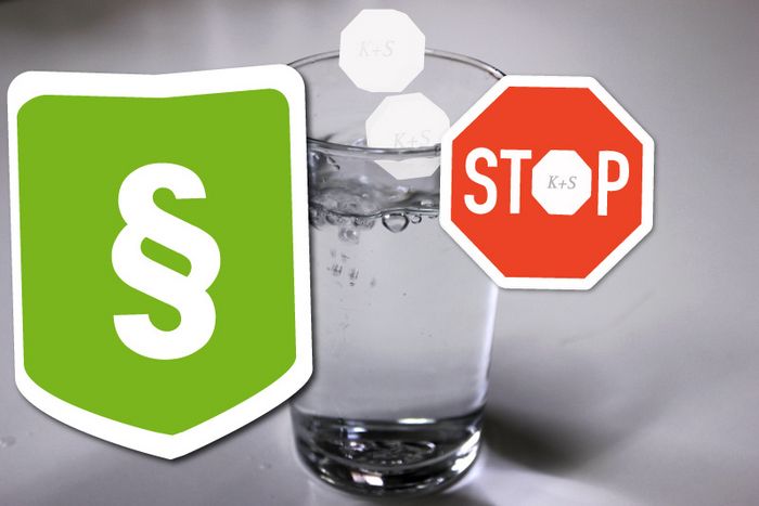 K+S Stop: Mit Paragraphenzeichen (Grafik: Niko Martin)