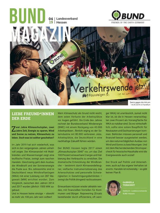 Hessenseiten in BUNDmagazin 4-2019