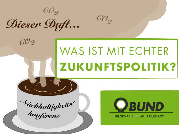 Nachhaltigkeitskonferenz Hessen 2013 – Was ist mit echter Zukunftspolitik? (Grafik: Niko Martin)
