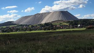 Salzhalde des Kalibergbaus von K+S