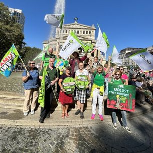 BUND-Gruppe beim Globaler Klimastreik 2023 in Frankfurt am Main