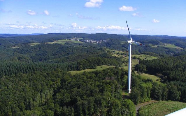 Windpark Schelderwald im Lahn-Dill-Kreis (Foto: Joachim Wierlemann / Bundesverband WindEnergie e.V.) 