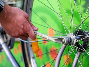 Fahrrad-Reparatur