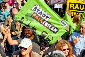 Verkehrsraum in der Stadt fair teilen (Foto: Niko Martin)
