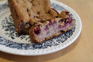Veganes Himbeer-Bananen-Brot