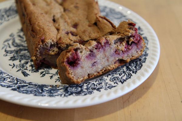 Veganes Himbeer-Bananen-Brot