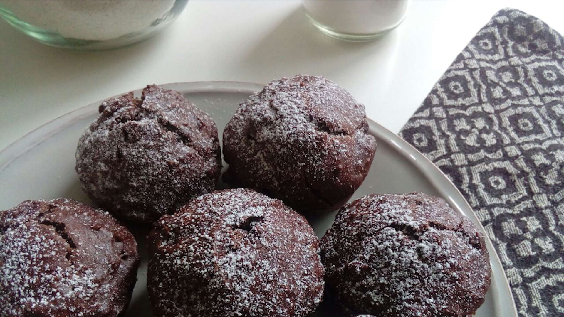 Vegane Schokomuffins